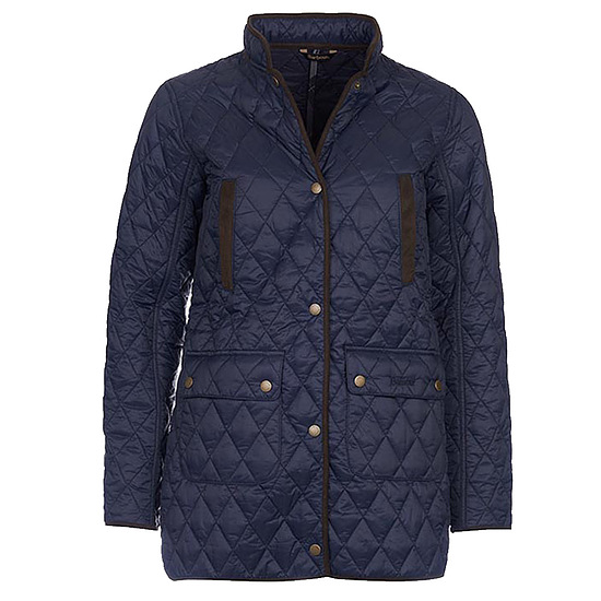 Dames Quilt Gladioulus Navy 1