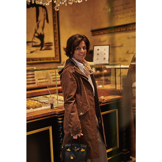 Afbeelding Dames Regenjas Chelsea Bruin 2 van Baleno