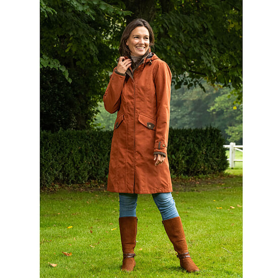 Afbeelding Dames Regenjas Chelsea Terracotta 2 van Baleno