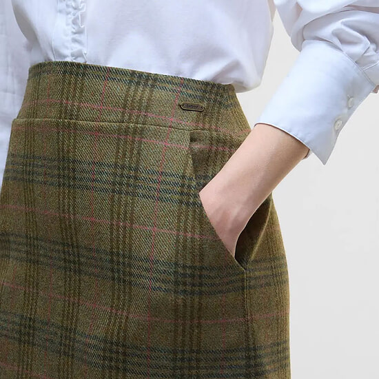 Afbeelding Dames Rok Bamburgh Arabesque/ Brown 4