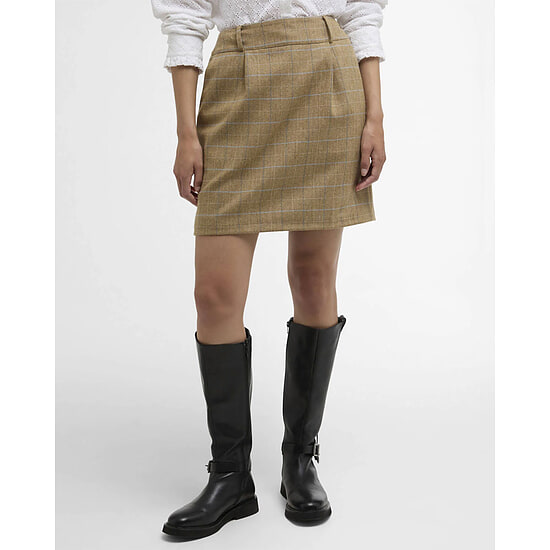 Afbeelding Dames Rok Soft Blue Tweed  2 van Barbour