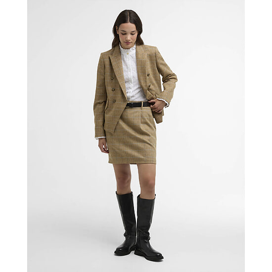 Afbeelding Dames Rok Soft Blue Tweed  3 van Barbour