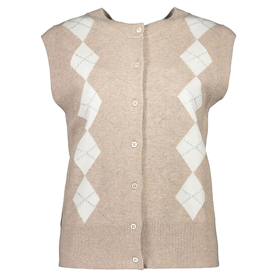 Dames Spencer Argyle Cornstalk Mel