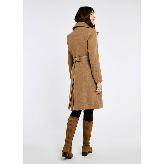 Afbeelding Dames Tweed Coat Brookvale Camel Twill 4