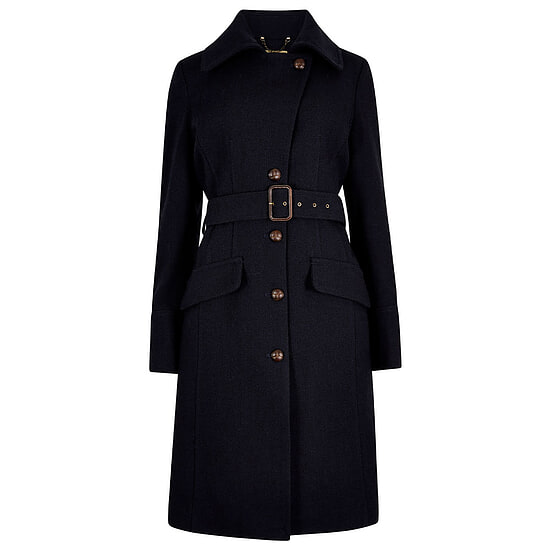 Afbeelding Dames Tweed Coat Brookvale French Navy 6