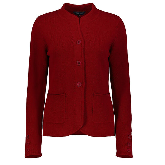 Dames Vest Blazer Cabernet