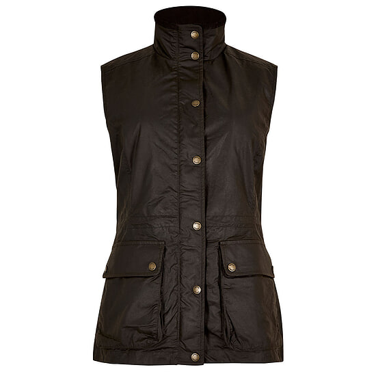 Dames Wax Bodywarmer Rathsallagh Verdigris