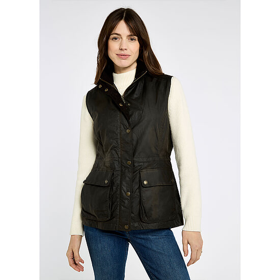 Dames Wax Bodywarmer Rathsallagh Verdigris