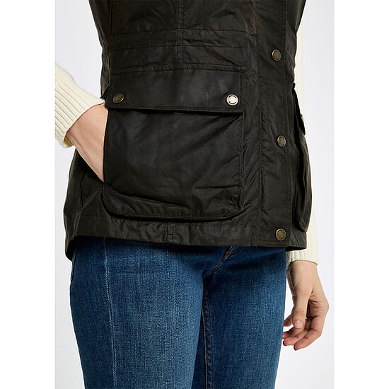 Afbeelding Dames Wax Bodywarmer Rathsallagh Verdigris 3