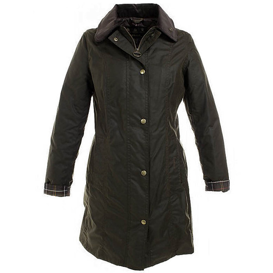 Dames waxjas Belsay Olive 1