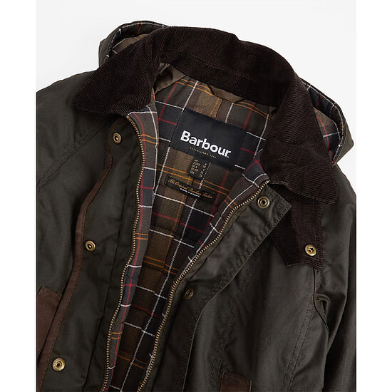 Afbeelding Dames waxjas Bower Olive 3