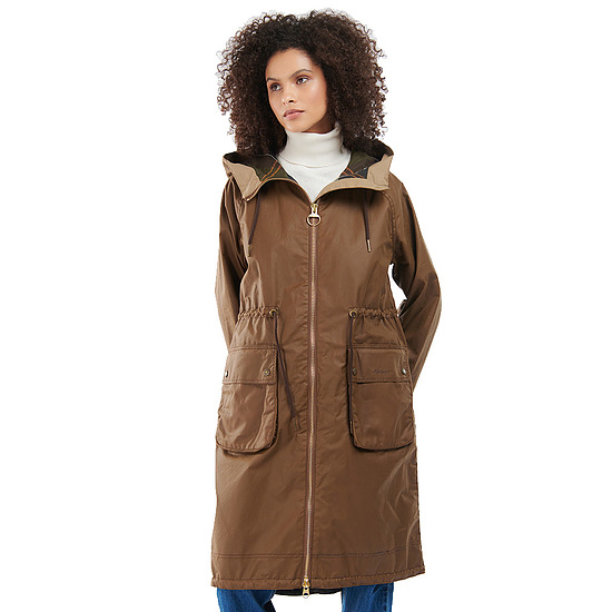 Afbeelding Dames waxjas Brinian Bark 2
