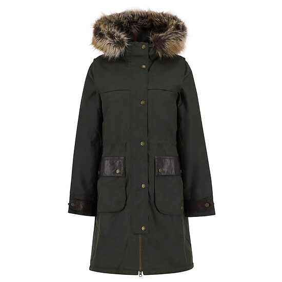 Dames Waxjas Durham City Parka Fern