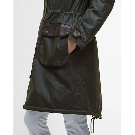 Afbeelding Dames Waxjas Durham City Parka Fern 5