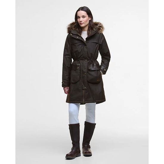 Dames Waxjas Durham City Parka Rustic