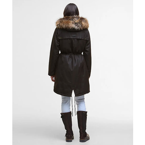 Afbeelding Dames Waxjas Durham City Parka Rustic 6