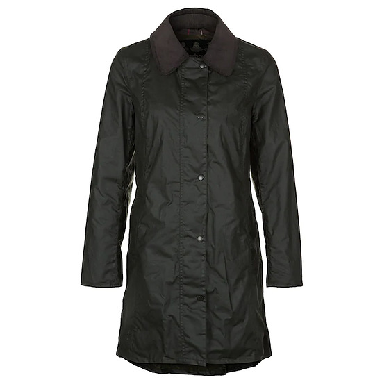 Dames waxjas Hamshire Coat Olive 1