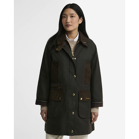 Dames waxjas Icons Modern Beaufort Olive/ Classic 