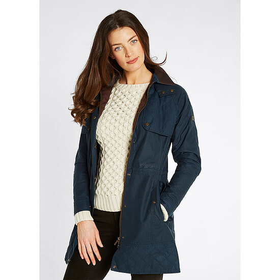 Afbeelding Dames waxjas Radford Storm Blue 4