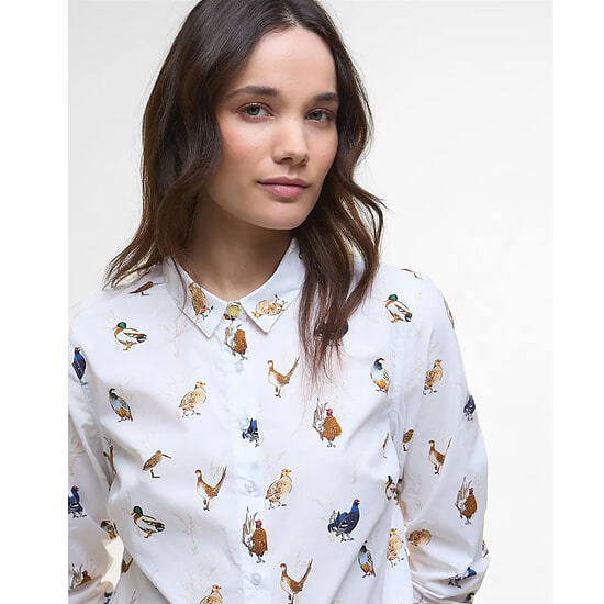Afbeelding Damesblouse Brambles Bird Print 2