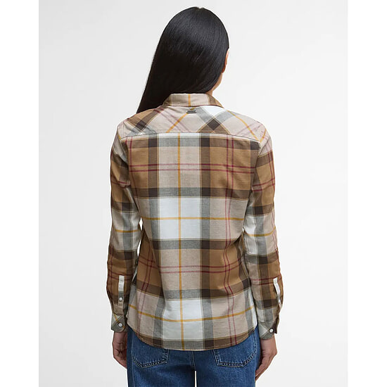 Afbeelding Damesblouse Bredon Light Muted Tartan 3