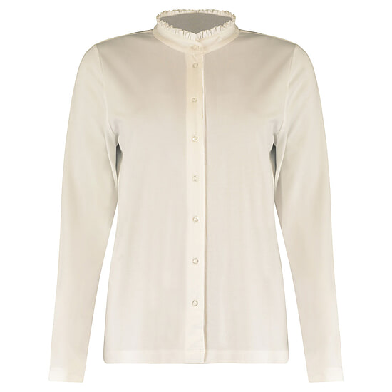 Damesblouse Ruffle Jersey Moon