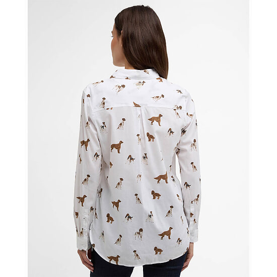 Afbeelding Damesblouse Safari Dog Print -2  3 van Barbour