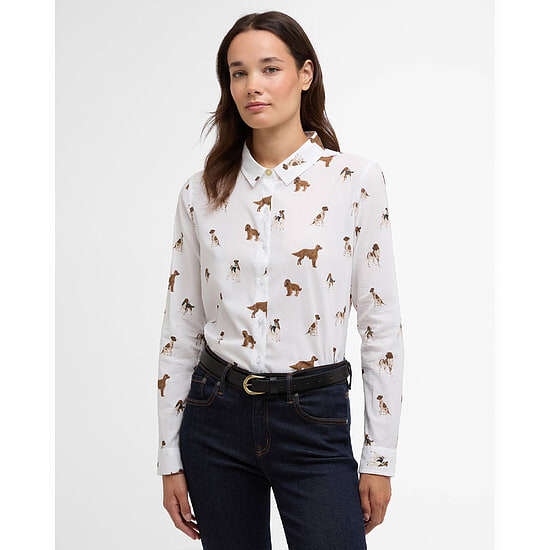 Damesblouse Safari Dog Print -2 
