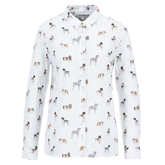 Afbeelding Damesblouse Safari Dog Print 1