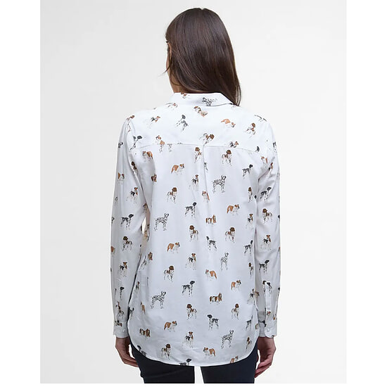 Afbeelding Damesblouse Safari Dog Print 2