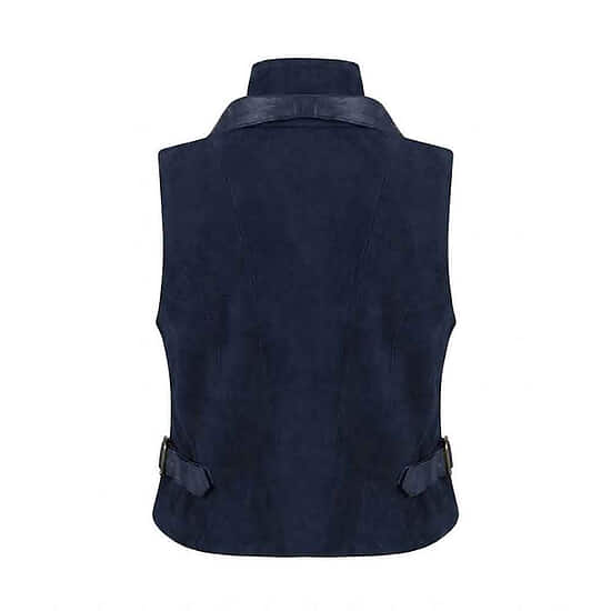 Damesgilet double waistcoat navy