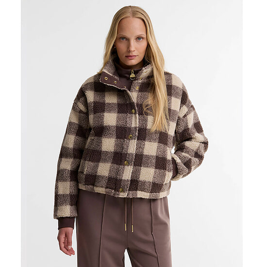 Damesjas Amaya Fleece Truffle Multi