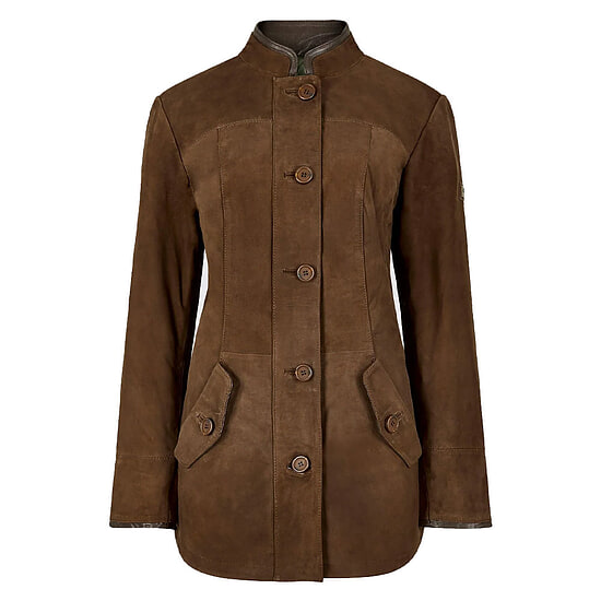 Damesjas Joyce leer walnut