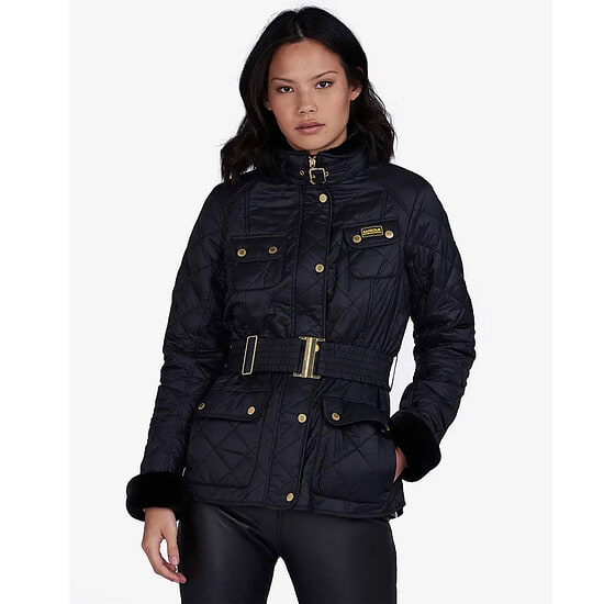 Afbeelding Damesjas Modern International Polarquilt Black 2