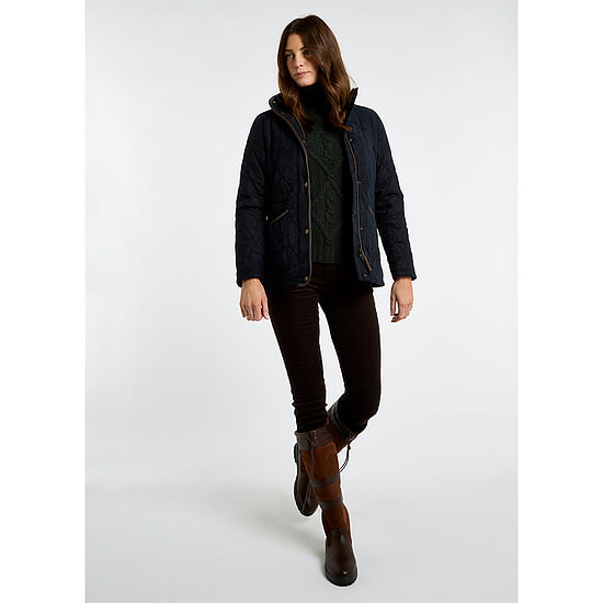 Damesjas Quilt Locton Navy