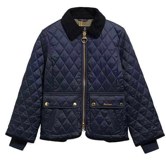 Damesjas Quilted Beadnell Navy/ Classic
