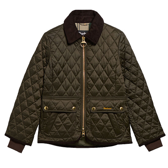 Damesjas Quilted Beadnell Sage/ Ancient