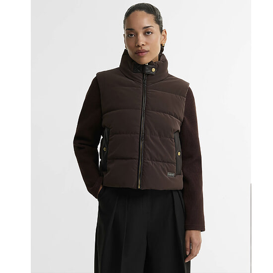 Damesjas Quilted Sweat Balaton Faux Velvet