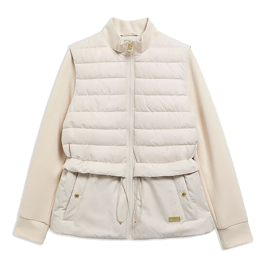 Damesjas Quilted Sweat Moonbeam 