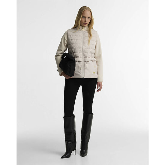 Damesjas Quilted Sweat Moonbeam 
