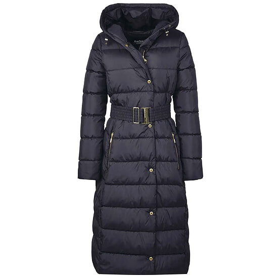 Damesjas Track Line Puffer Black