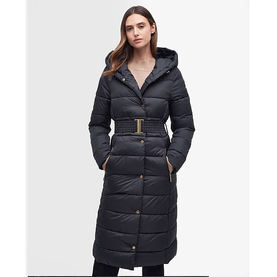 Damesjas Track Line Puffer Black
