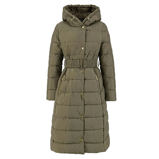 Afbeelding Damesjas Track Line Puffer Dusky Khaki 1