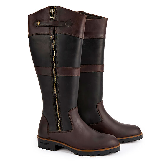 Dameslaars Roundstone Black/Brown