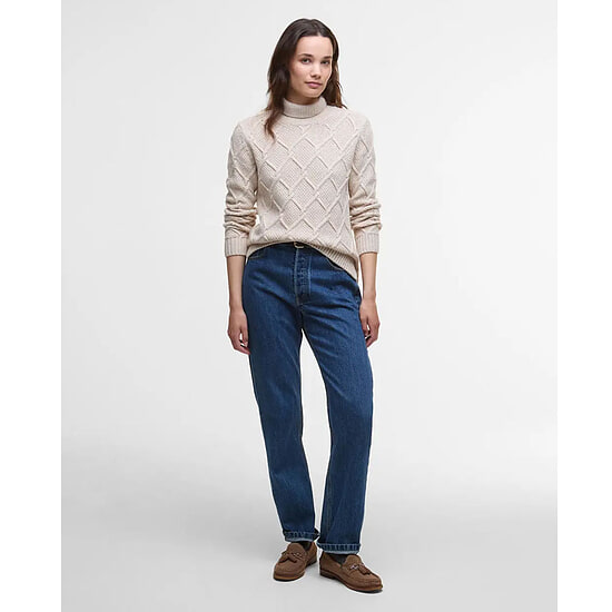 Afbeelding Damestrui Burne roll neck Oatmeal 3