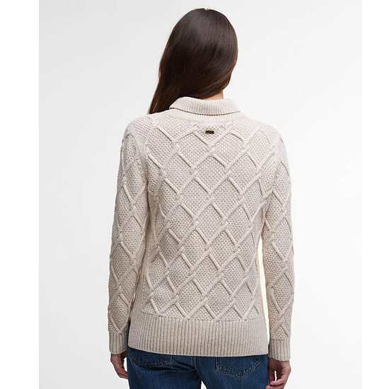 Afbeelding Damestrui Burne roll neck Oatmeal 4