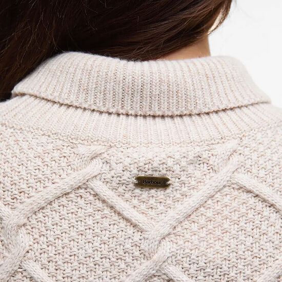 Afbeelding Damestrui Burne roll neck Oatmeal 5
