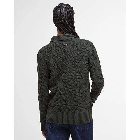 Afbeelding Damestrui Burne roll neck Olive 4
