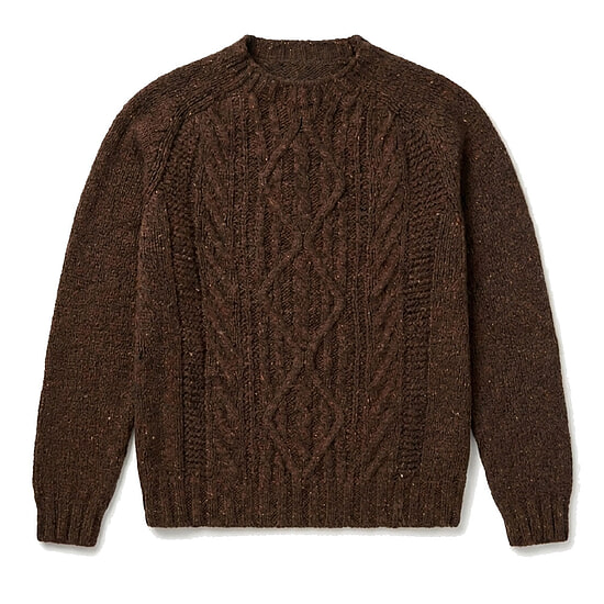 Damestrui Chunky Fishermens wol Monach
