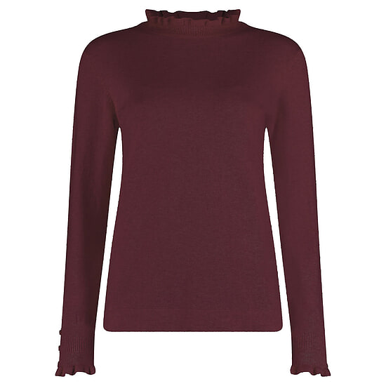 Damestrui Mock Neck Tawny Port